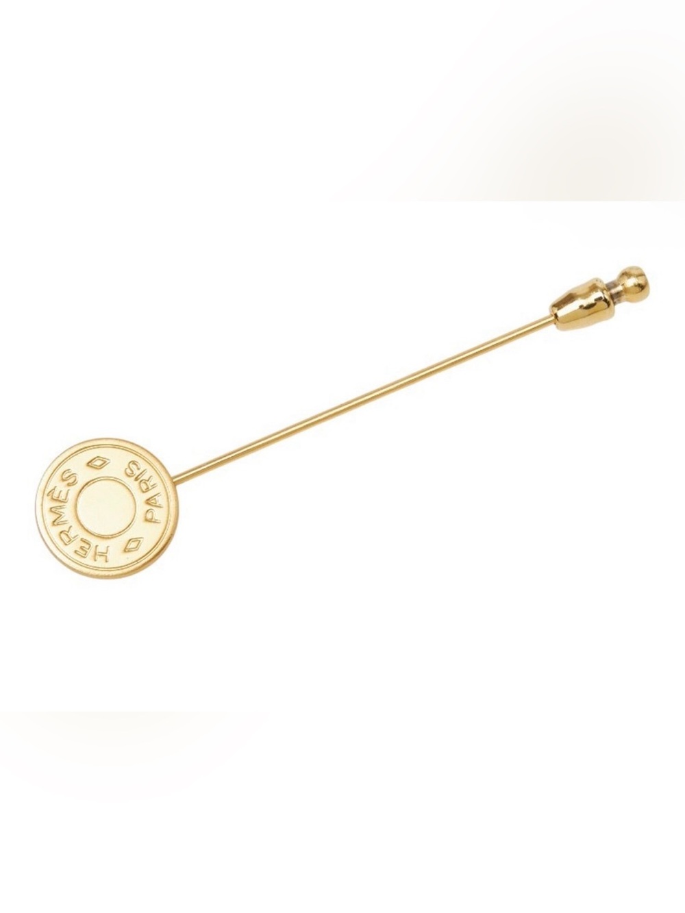 A64-1258 Hermes Gold Brooch